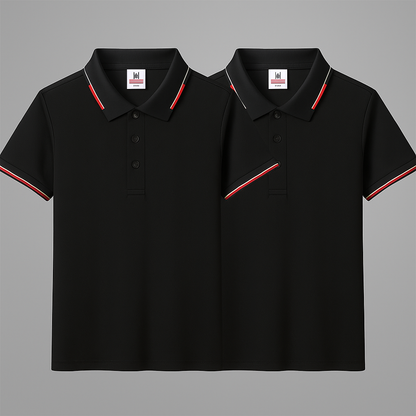 Koop 1, Ontvang 2 Premium Strijkvrije Stretch Polo’s + Horloge Cadeau