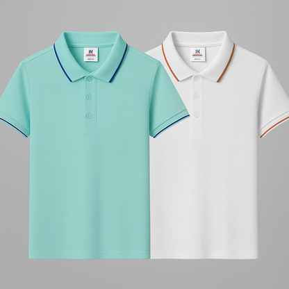Koop 1, Ontvang 2 Premium Strijkvrije Stretch Polo’s + Horloge Cadeau
