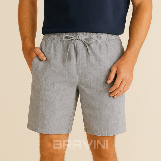Claudio-linnen short